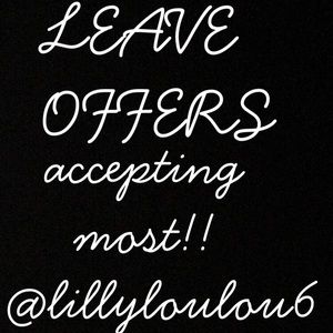 feel free to leave offers!(: